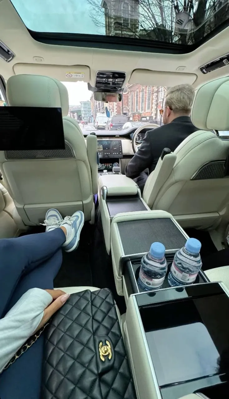 Intérieur Range Rover chauffeur privé Côte d'Azur